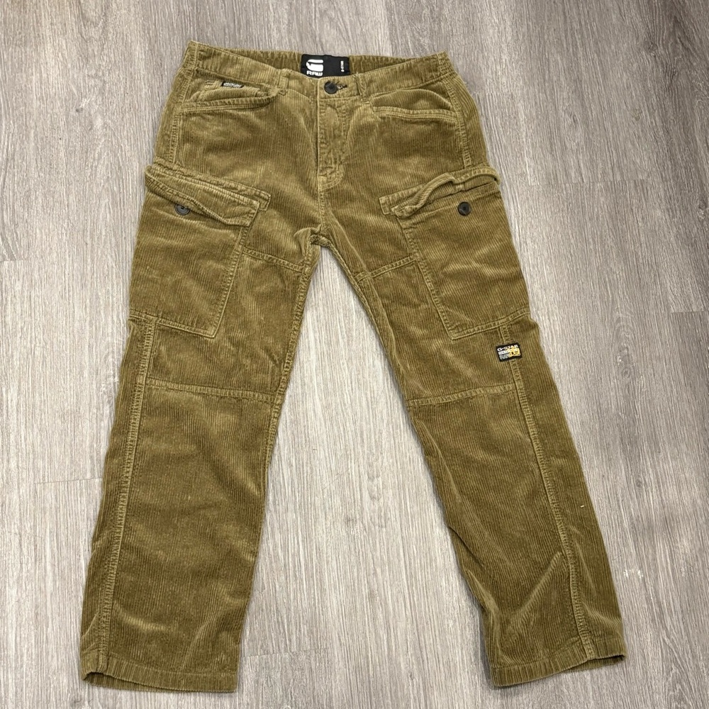 Vintage G-Star RAW corduroy cargo pants.